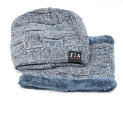 قبعة مع غطاء  رقبة فرو رجالي