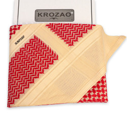 شماغ كروزاو احمر  بيج غامق